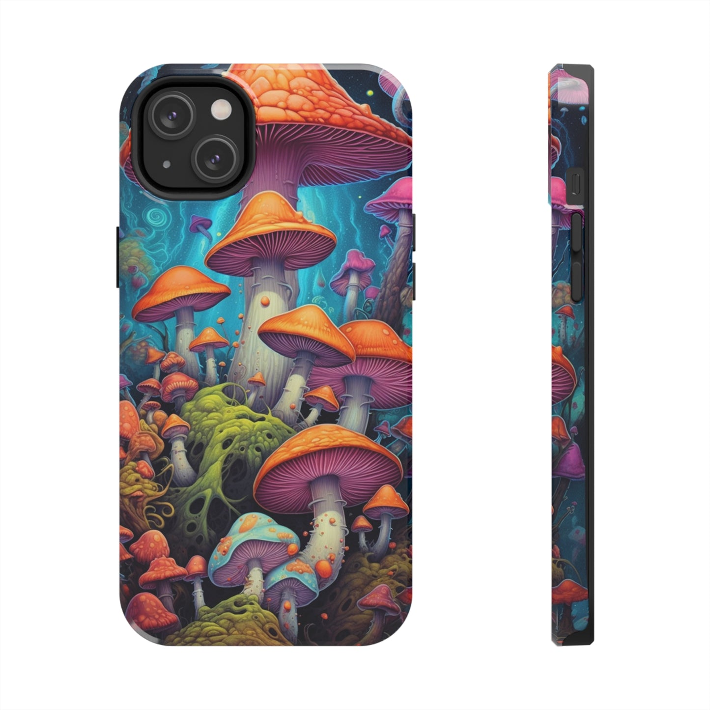 Trippy Magic Mushroom Tough iPhone Case | Embrace the Psychedelic Enchantment