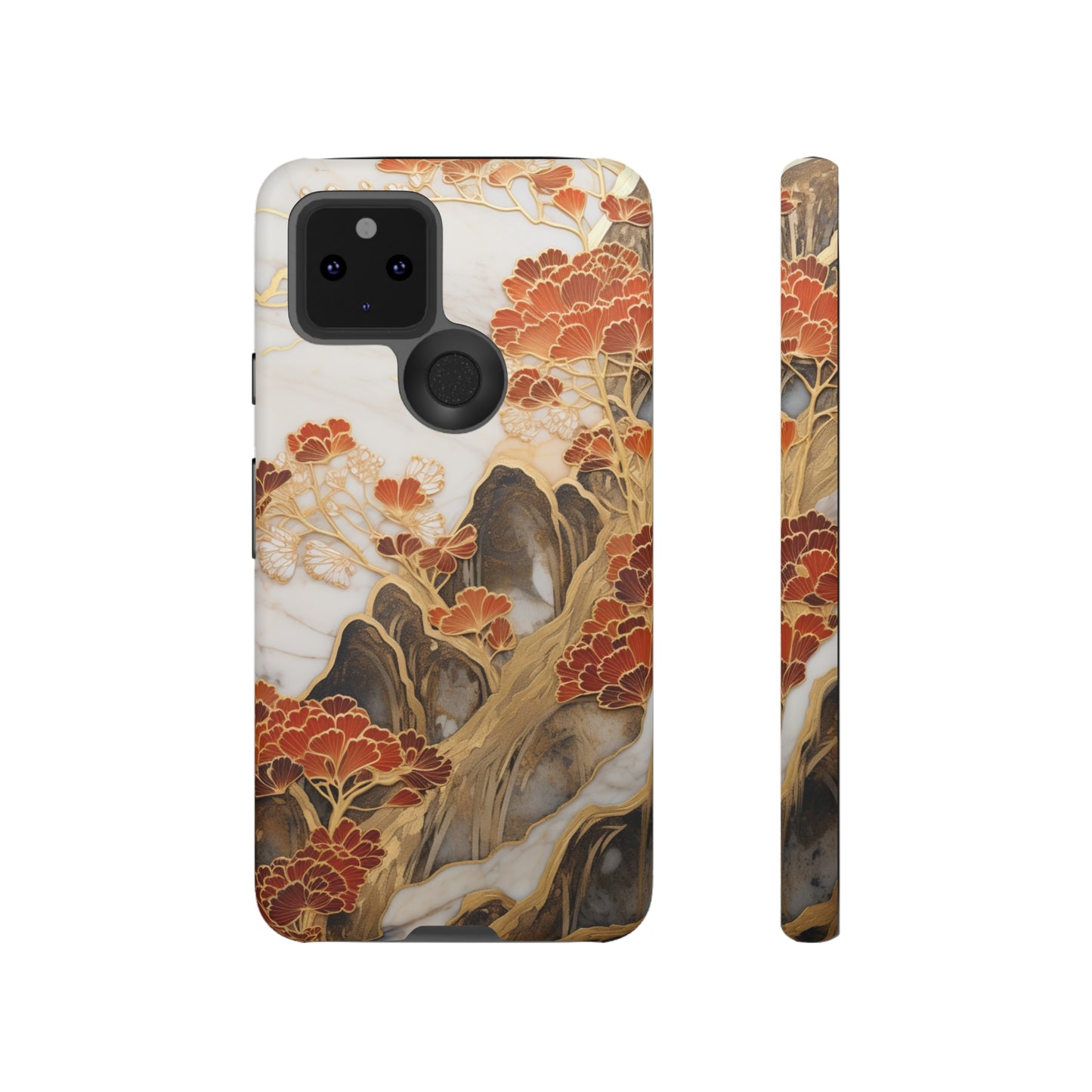 Chiyogami Floral Tough iPhone Case Galaxy S23 S22 S21 S20 Plus Ultra | Iphone 14 13 12 11 8 Pro Max Mini | Pixel 7 6 Pro 5 | Japanese Boho