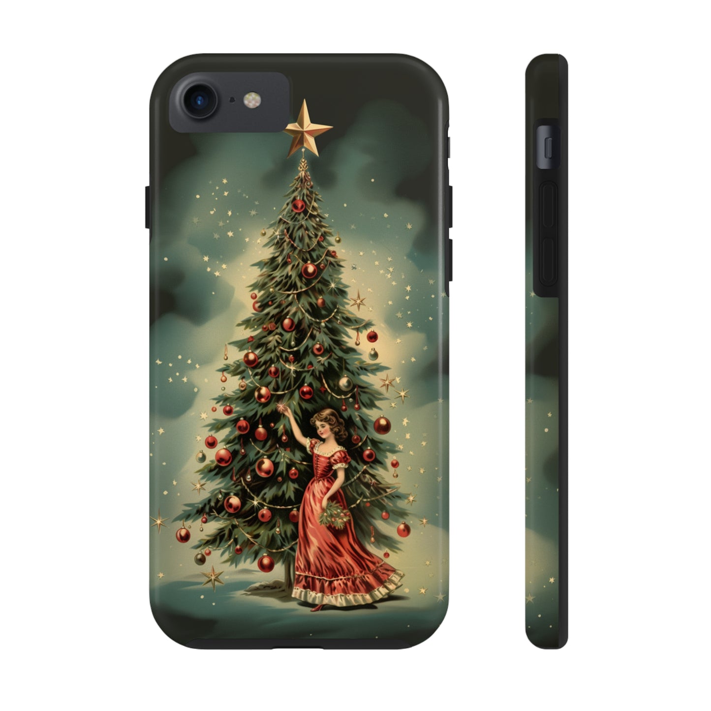 Vintage Christmas Charm Case for iPhone