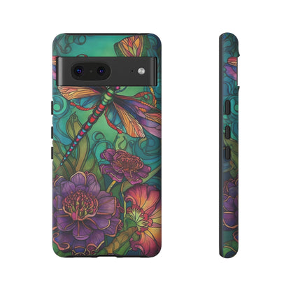 Art Nouveau Dragonfly - A Timeless Symbol of Elegance for Google Pixel, iPhone, and Samsung Cases