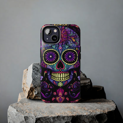 Sugar Skull iPhone Case | Dia de los Muertos Tough Case for iPhone 11, 12, 13