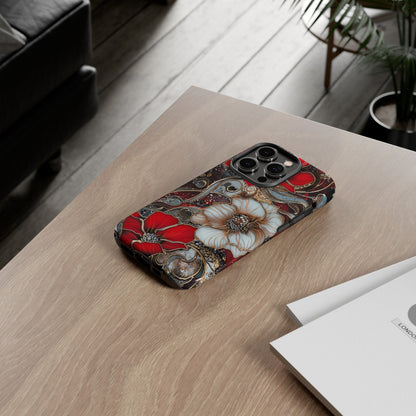 Stained Glass Floral Paisley Explosion Phone Case