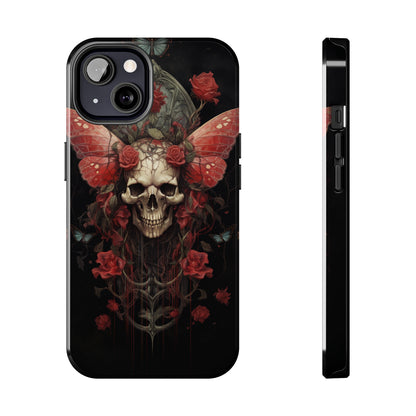 Deadhead Moth Gothic Dark Academia iPhone Case | Embrace Mysterious Elegance