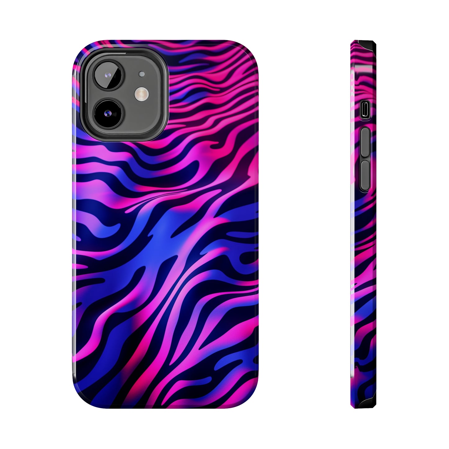 Wild Illusion: Trippy Tiger Stripes Mystique | Dynamic iPhone Case