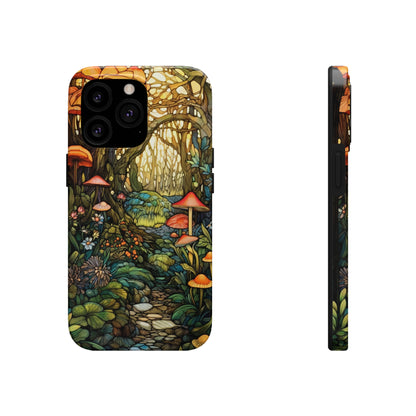 Magic Mushroom Boho Vibe iPhone Tough Case | Embrace the Enchantment of Nature with Durable Style