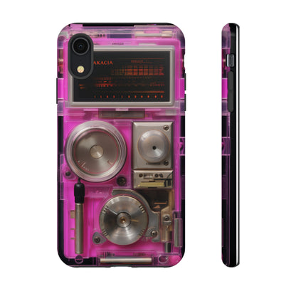 Cyberpunk Techno Gadget Walkman: Retro-Futuristic Premium Tough Phone Case | Iconic Style for iPhone, Samsung Galaxy, and Google Pixel