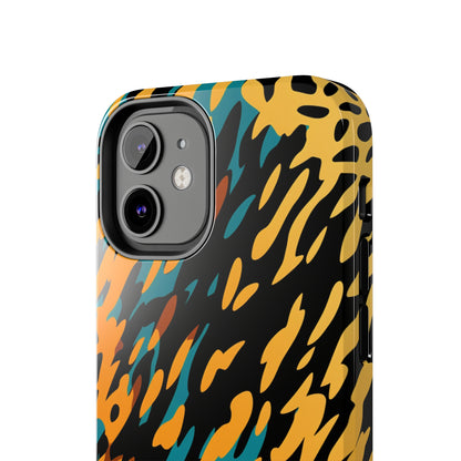 Luxury Leopard & Retro Magic Zebra: The Ultimate Wild Duo iPhone Case