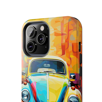 VW Bug Phone Case Retro iPhone Tough Case – Volkswagen beetle iPhone case