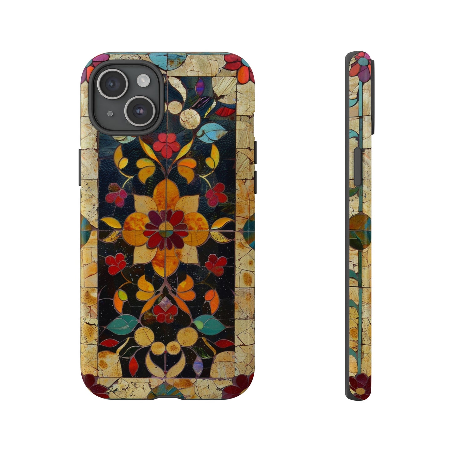 Azulejo Porcelain Vintage Tile Mediterranean Design Phone Case