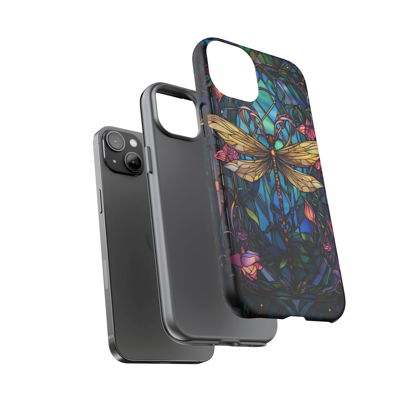 Art Nouveau Dragonfly - A Timeless Symbol of Elegance for Google Pixel, iPhone, and Samsung Cases