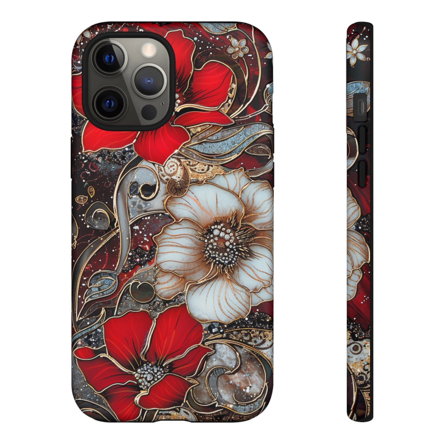 Stained Glass Floral Paisley Explosion Phone Case