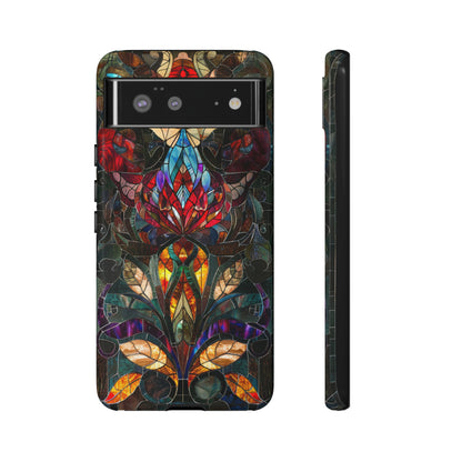 Art Deco Stained Glass floral Phone Case