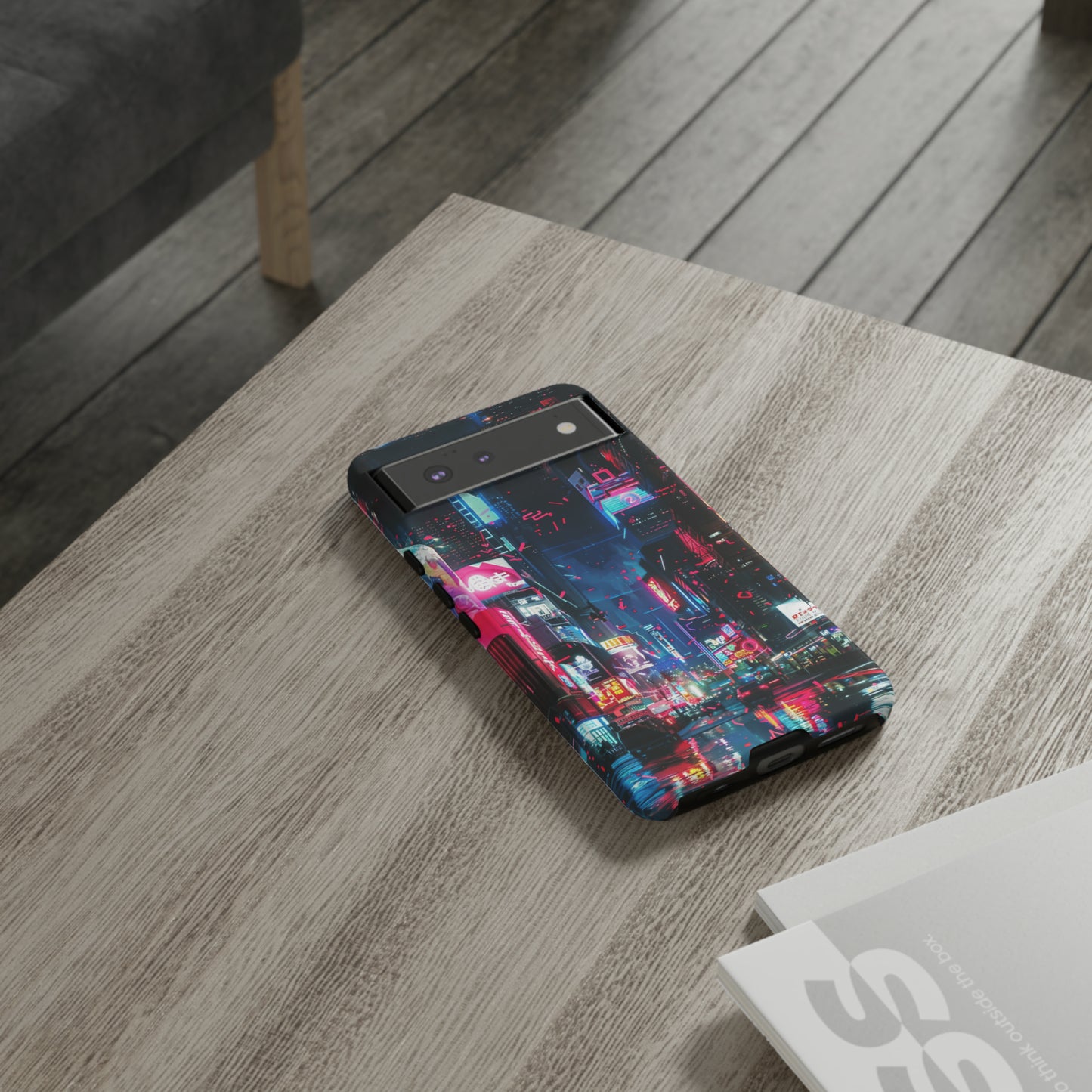 Cyberpunk Tokyo Cityscape Phone Case