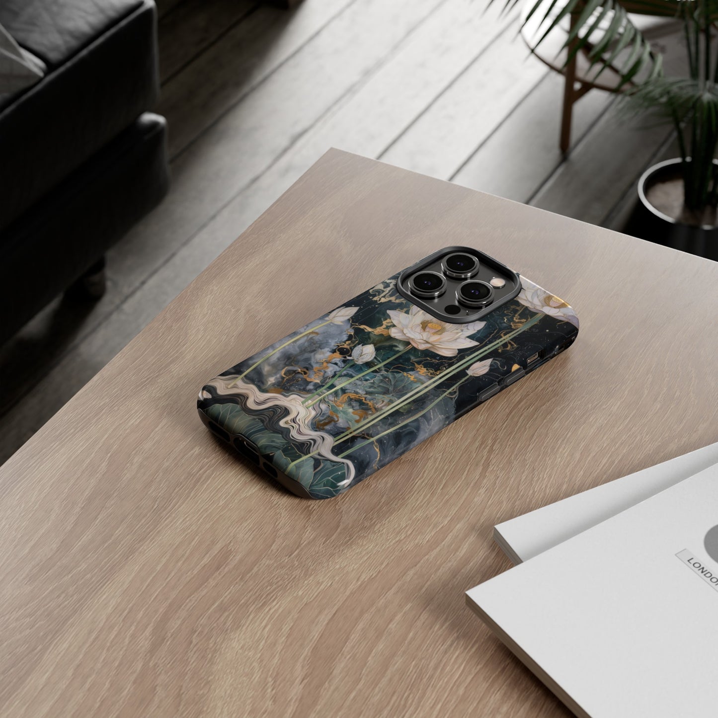 Lotus Floral Zen Art Phone Case