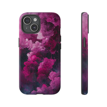 Magenta and Blue Color Explosion Phone Case