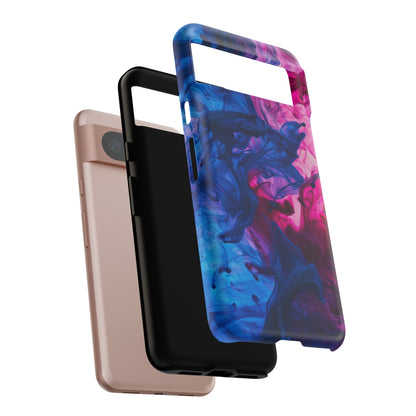 Magenta and Blue Color Explosion Phone Case