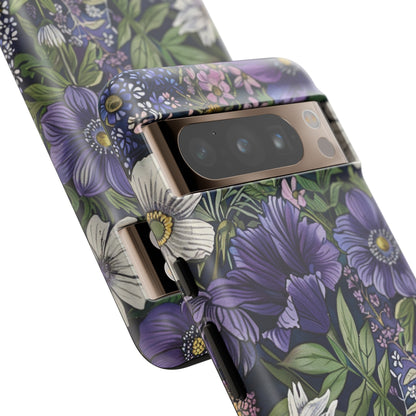 Floral Sage Purple Wildflower Phone Case