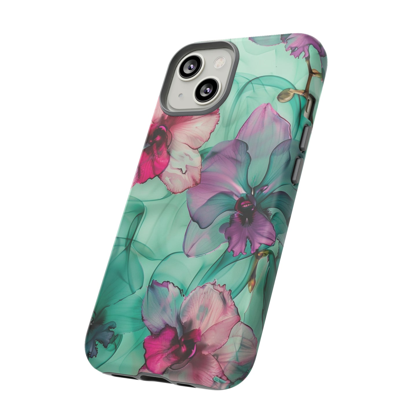 Watercolor Floral Orchids Phone Case