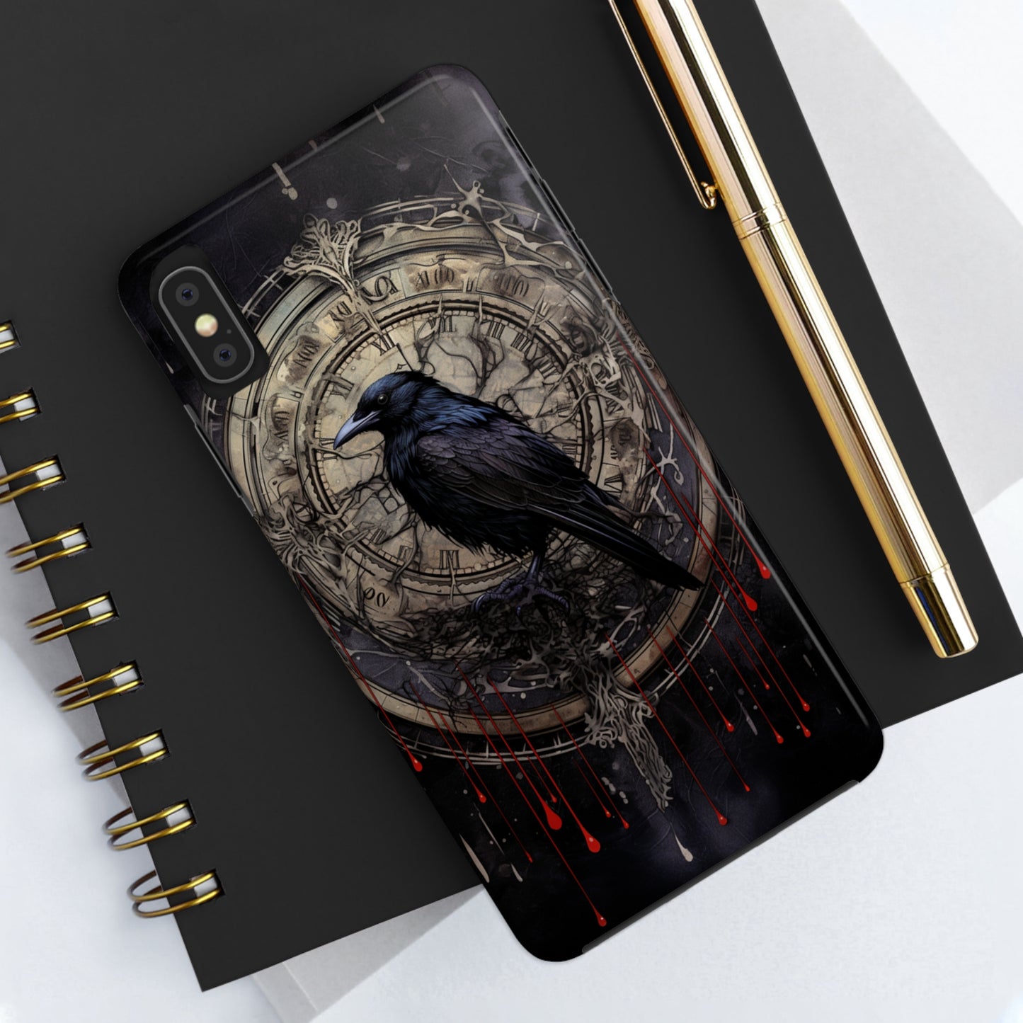 Nevermore Edgar Allan Poe iPhone Case | Embrace the Haunting Beauty of 'The Raven'