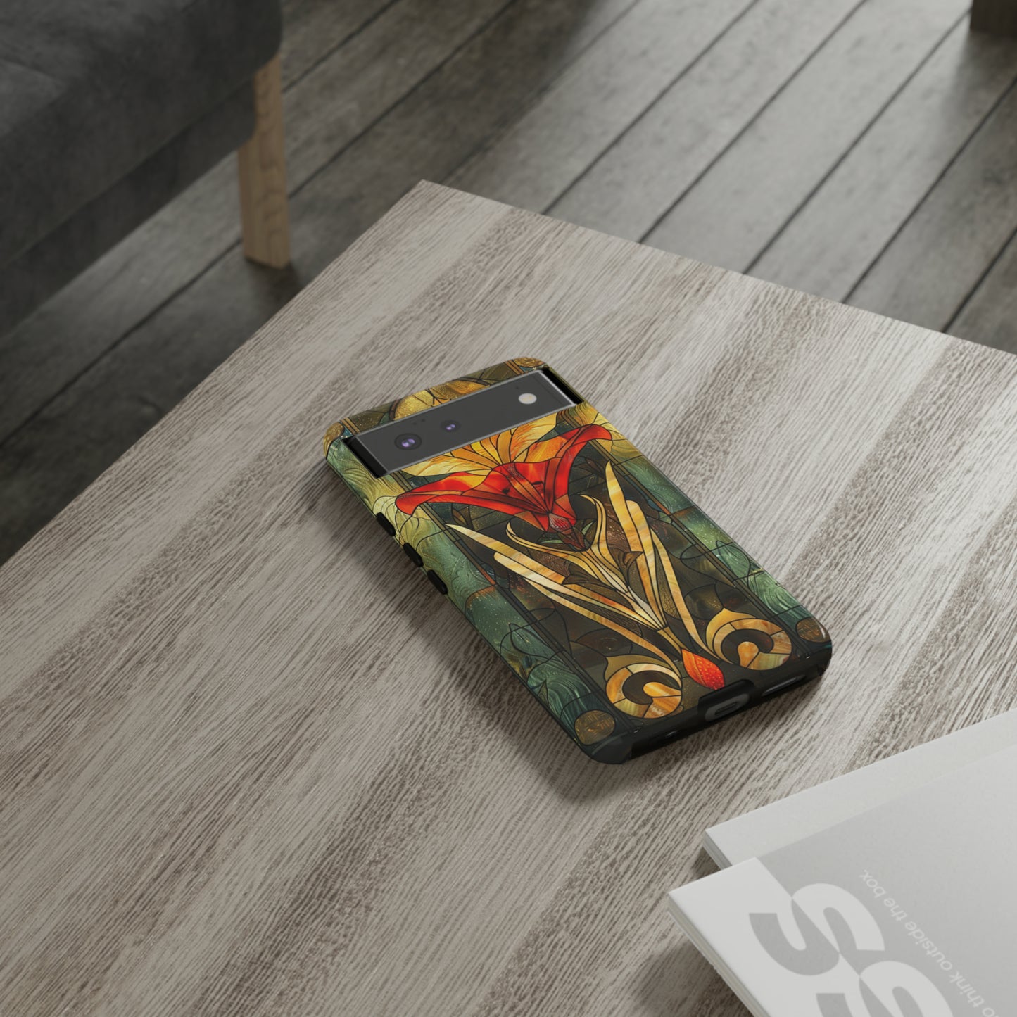 Art Deco Stained Glass floral Phone Case