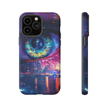 Eye of the Beholder Cyberpunk Art Phone Case