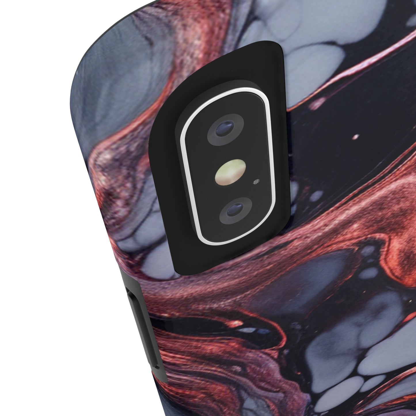 Marbled Dark Lava Flow Phone Case | Embrace the Vibrant Magma Vibes