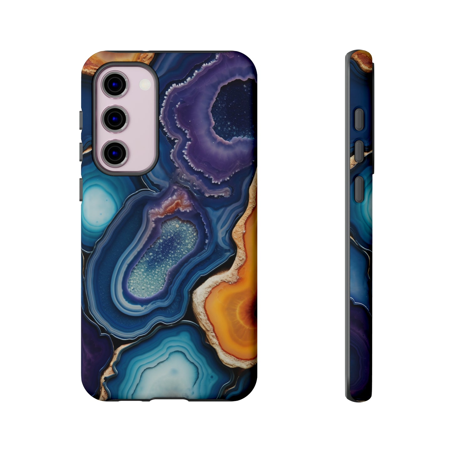 Agate Slice Geode Elegance: Natural Beauty Phone Case