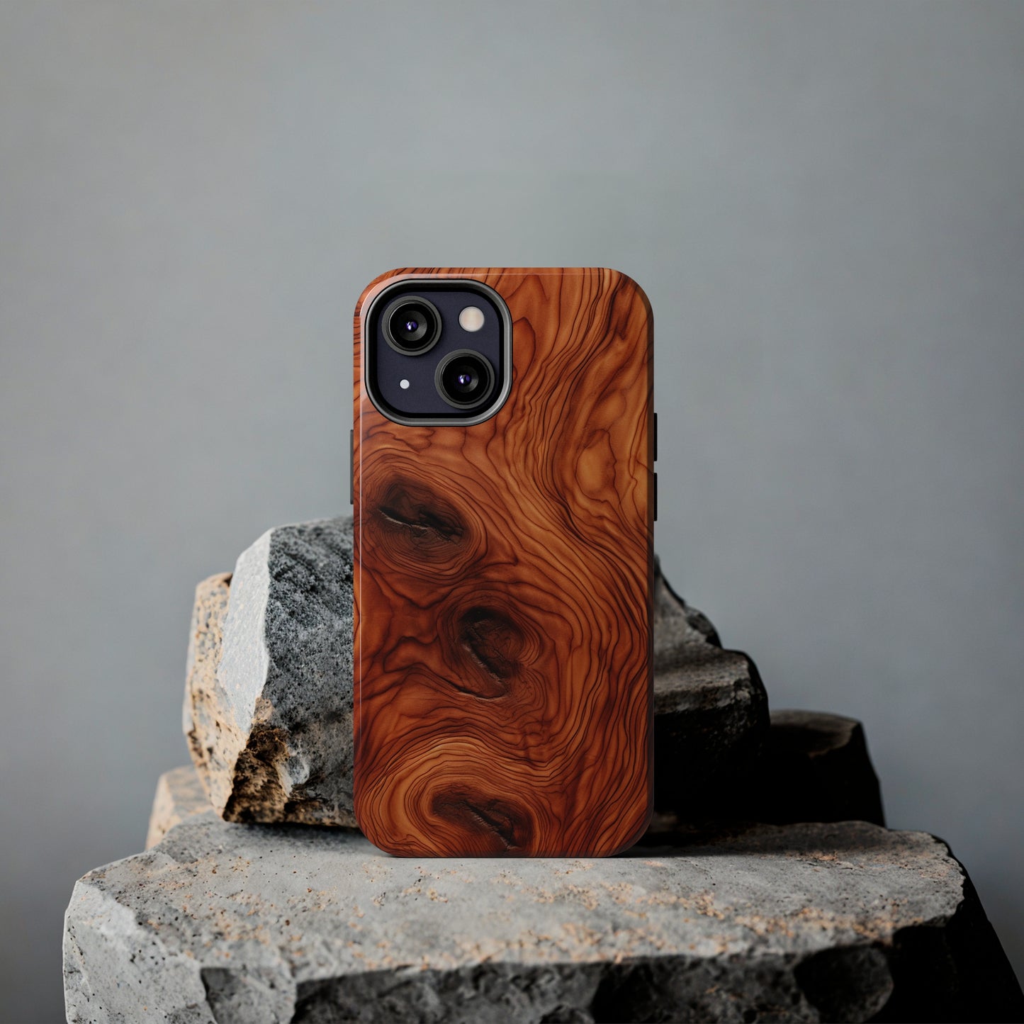 Elegant Timber: Faux Oak Wood Pattern | Dazzling Nature-Inspired iPhone Case