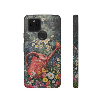 Flowers and Watering Can Floral Oil Painting Phone Case