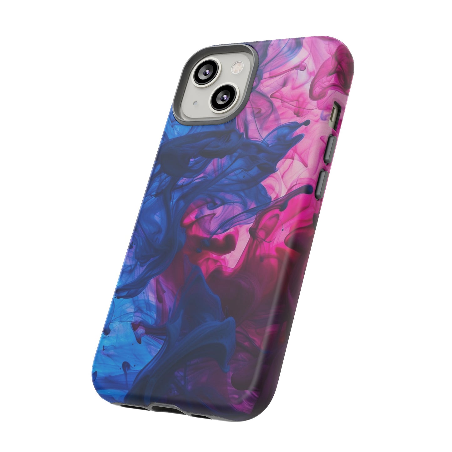 Magenta and Blue Color Explosion Phone Case
