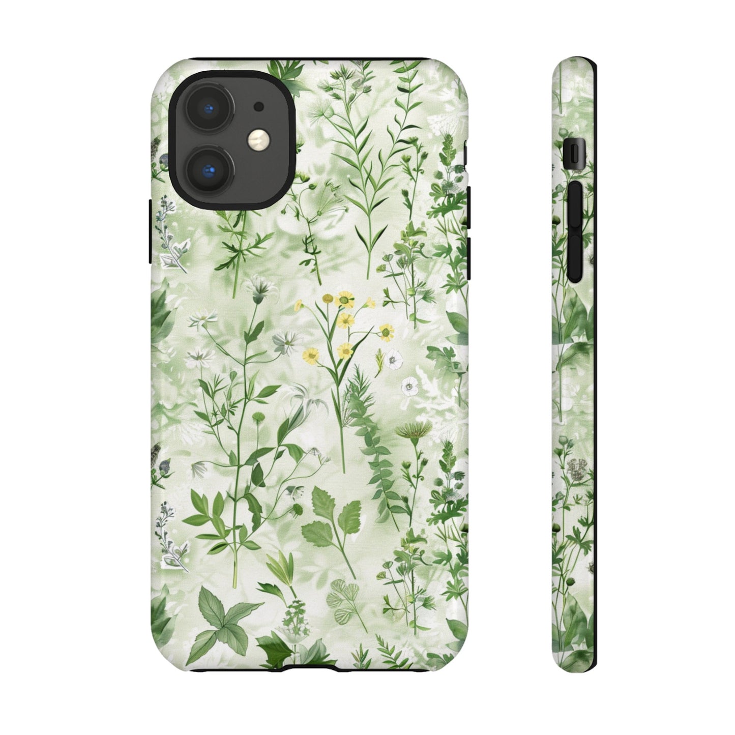 Floral Sage Green Wildflower Phone Case