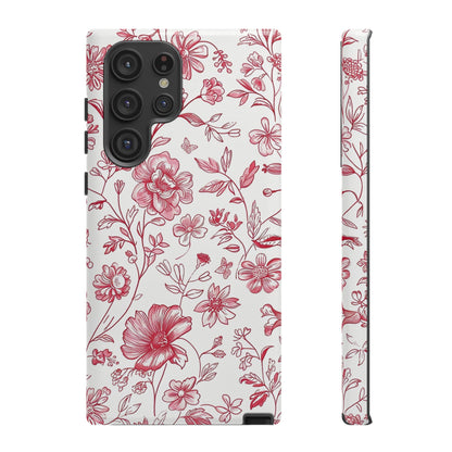 Pink Floral Wildflower Phone Case