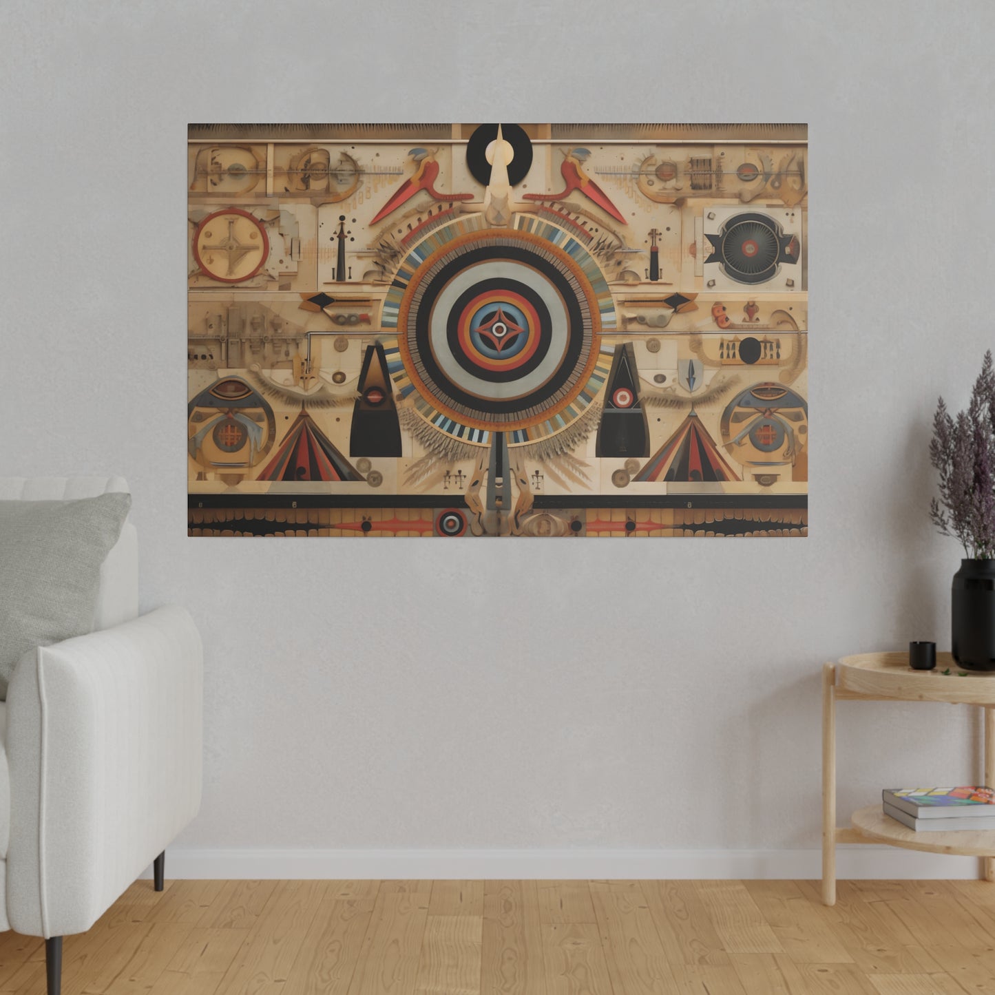 Ancient Egyptian Esoteric Vibe | Vibrant Stretched Canvas Print