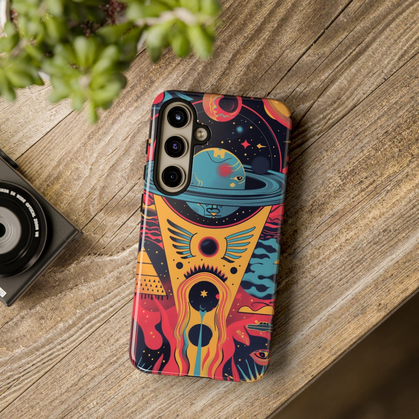 Cosmic Journey Space and Time Phone Case