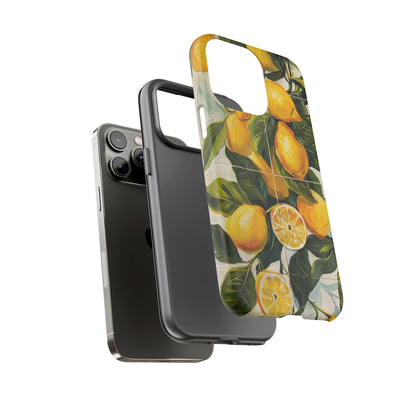 Mediterranean Lemon Italian Tile iPhone 14 Case