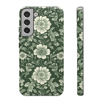 Floral Sage Green Wildflower Phone Case