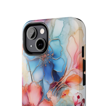 Marbled Watercolor iPhone Case | Embrace the Mesmerizing Multicolor Art