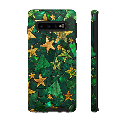 Green Celestial Stained Glass Mosaic Phone Case