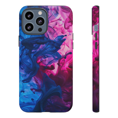 Magenta and Blue Color Explosion Phone Case