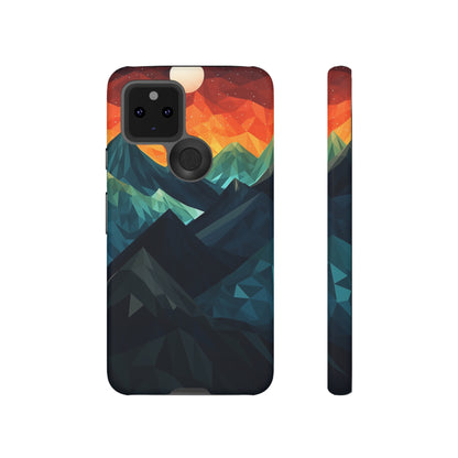 Mountain Abstract Tough Case | Embrace Nature's Beauty with a Durable Phone Case