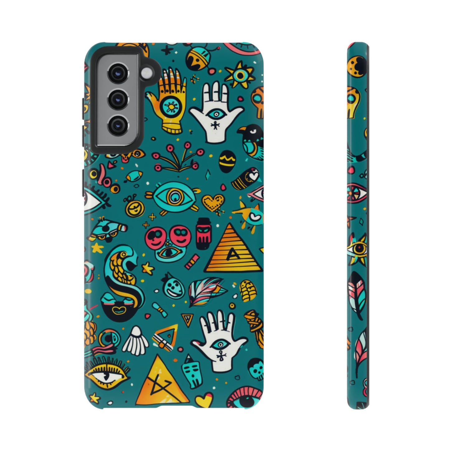 UFOs and Ancient Egypt Talisman Collage Phone Case