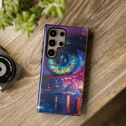 Eye of the Beholder Cyberpunk Art Phone Case