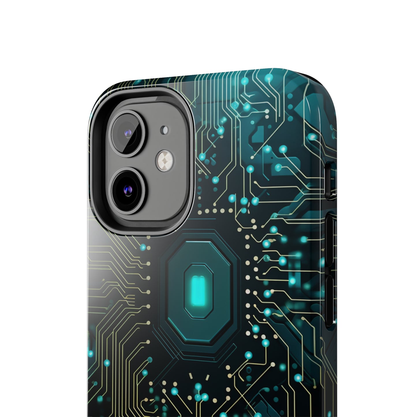 Neon Nexus: Cyberpunk Circuit Board | Futuristic Tech-Inspired iPhone Case