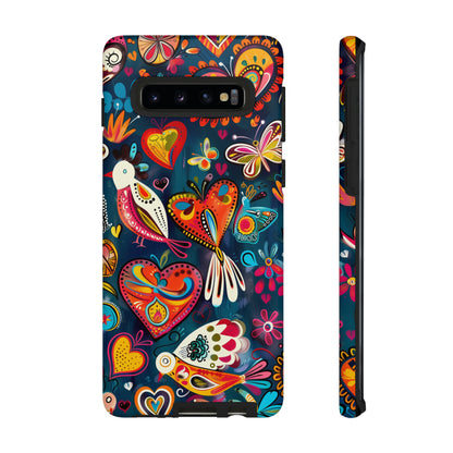 Bright Colorful Mexican Style Mural Painting Phone Case