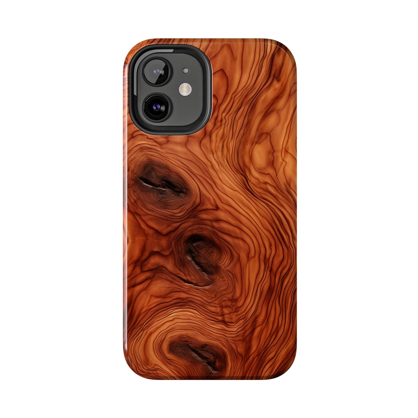 Elegant Timber: Faux Oak Wood Pattern | Dazzling Nature-Inspired iPhone Case