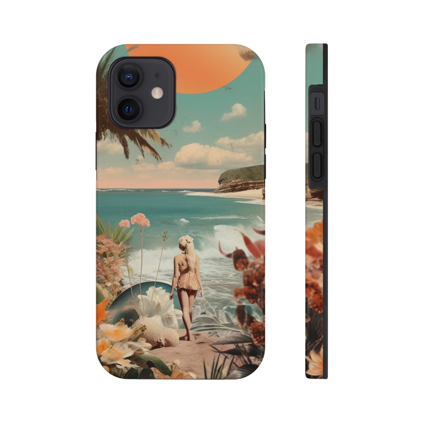 A Day at the Beach iPhone Tough Case | Embrace the Serenity of Coastal Living with Reliable Protection