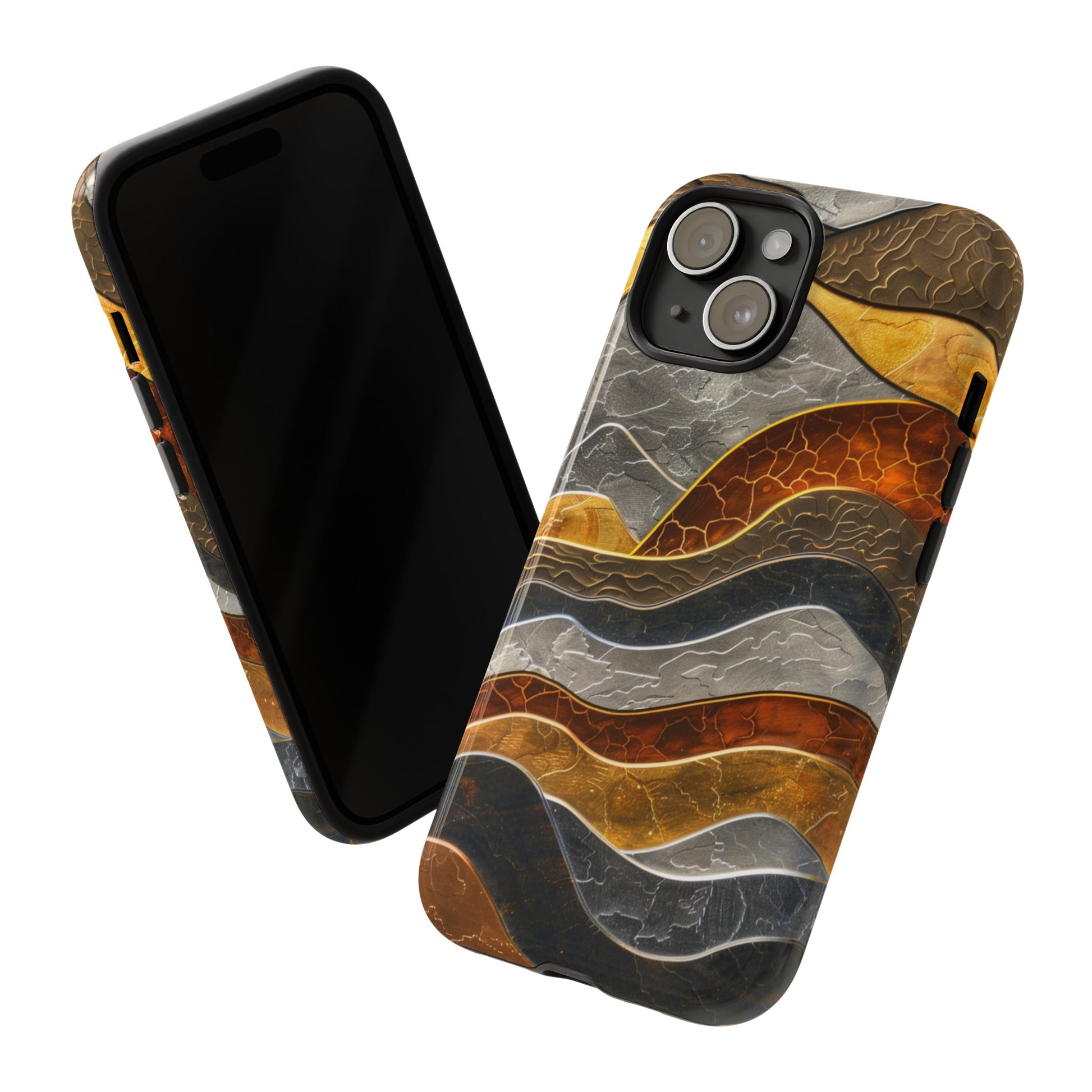 Modern mountain design cover for Samsung Galaxy S24