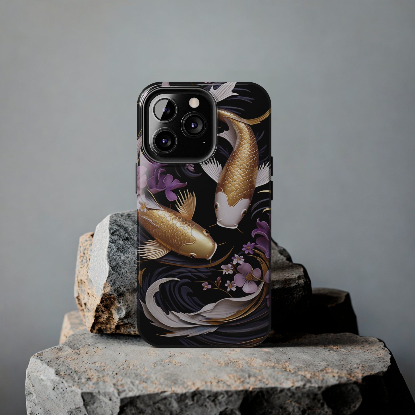 Graceful Flow: Koi Fish Inspired | Japanese Art Masterpiece iPhone Case