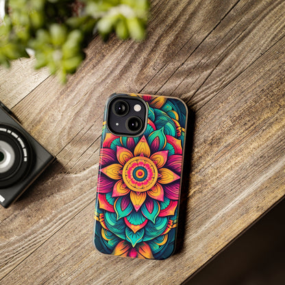 Cosmic Harmony: Rainbow Mandala | Spiritual Symmetry iPhone Case