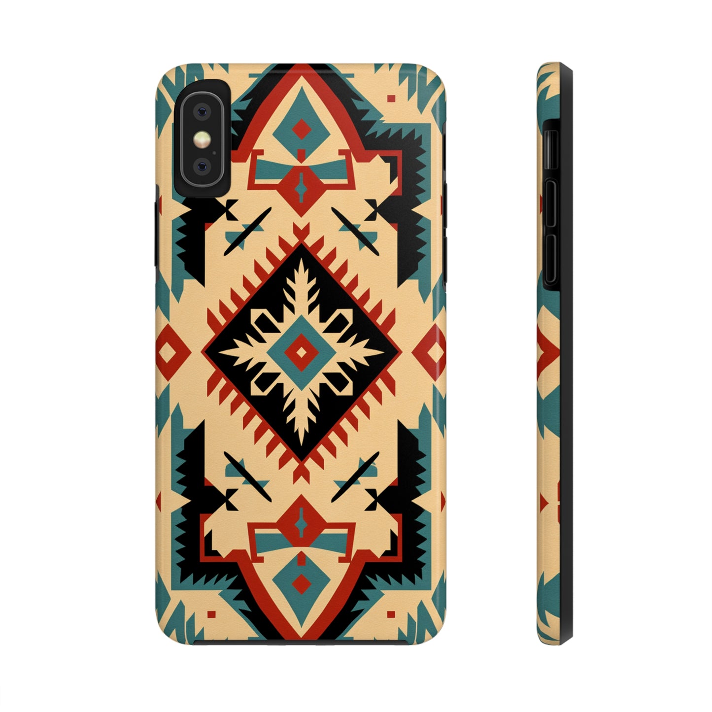 Native American Santa Fe Style Abstract iPhone Case